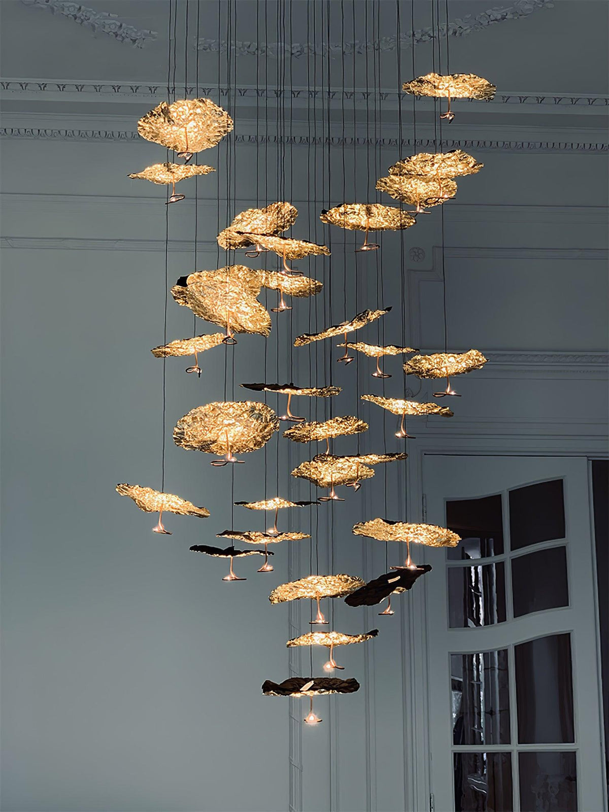 Lustre Joséphine en laiton – vue 56