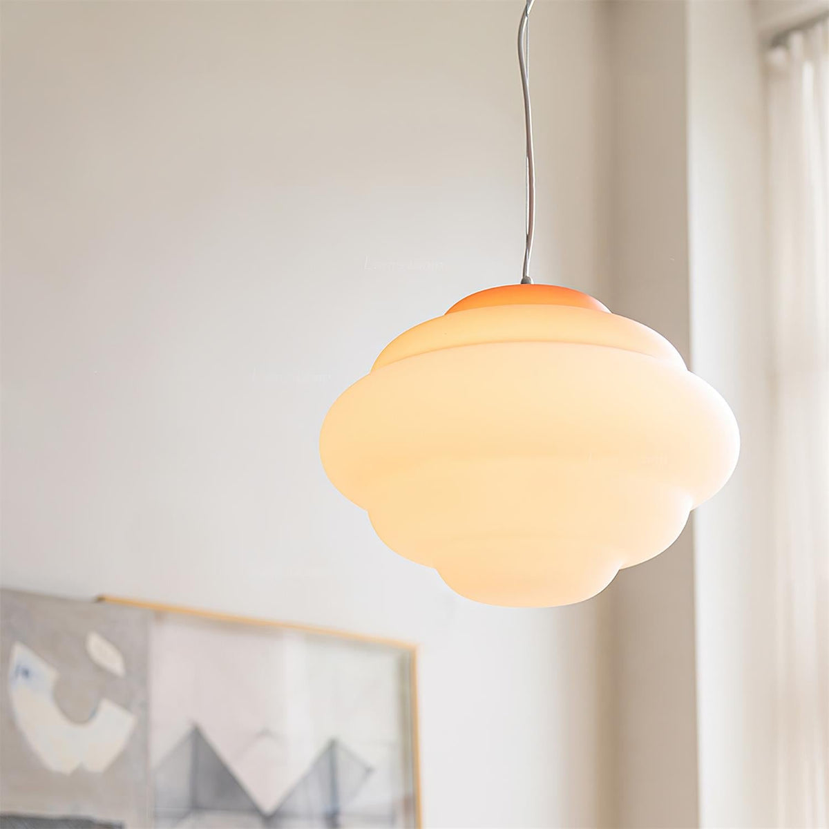 Suspension Lorette en verre et métal – vue 10