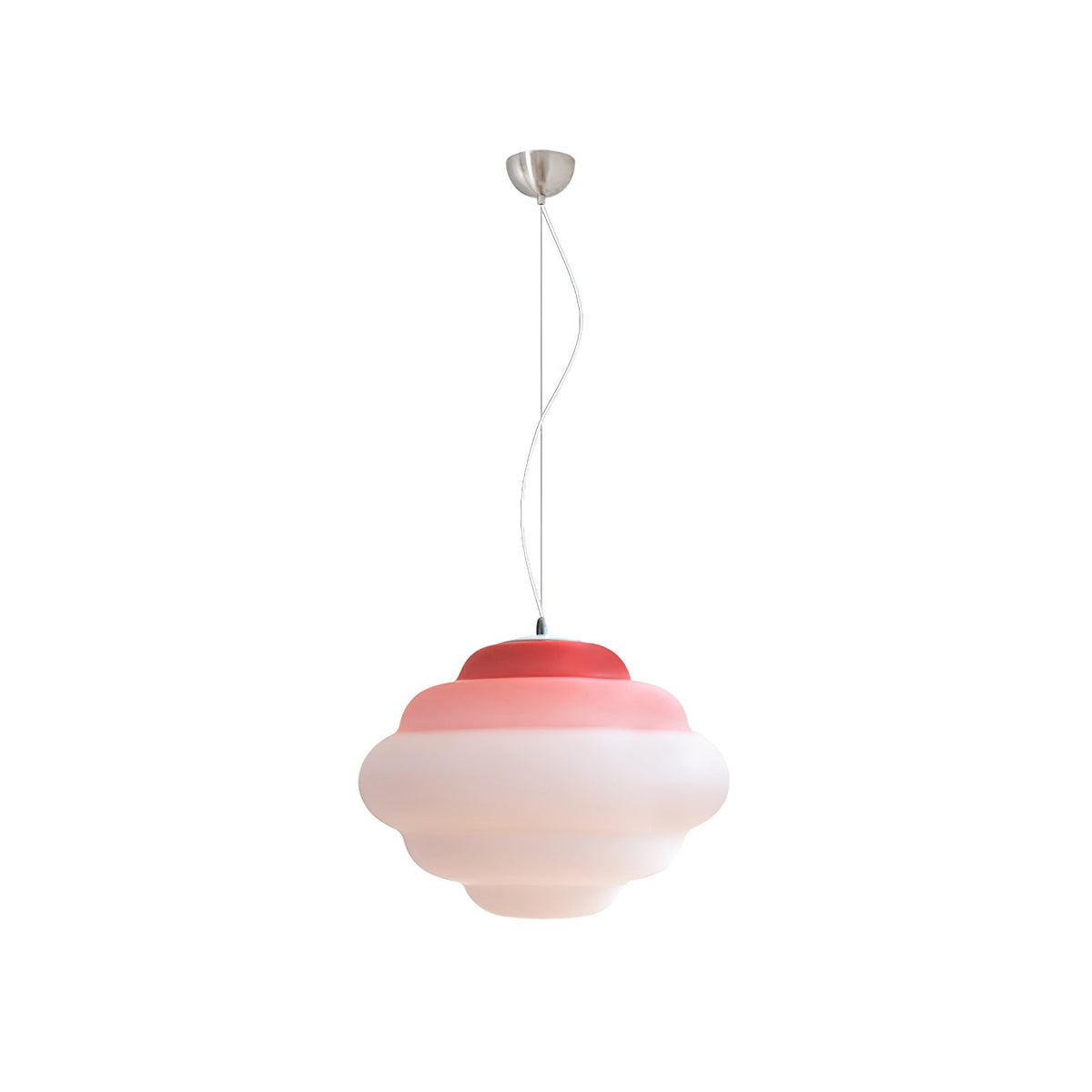 Suspension Lorette en verre et métal – vue 37