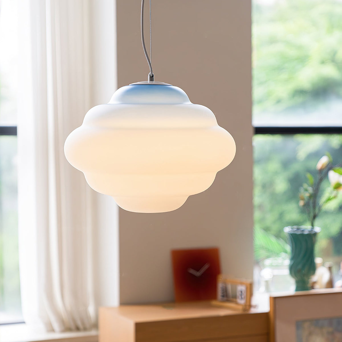Suspension Lorette en verre et métal – vue 29