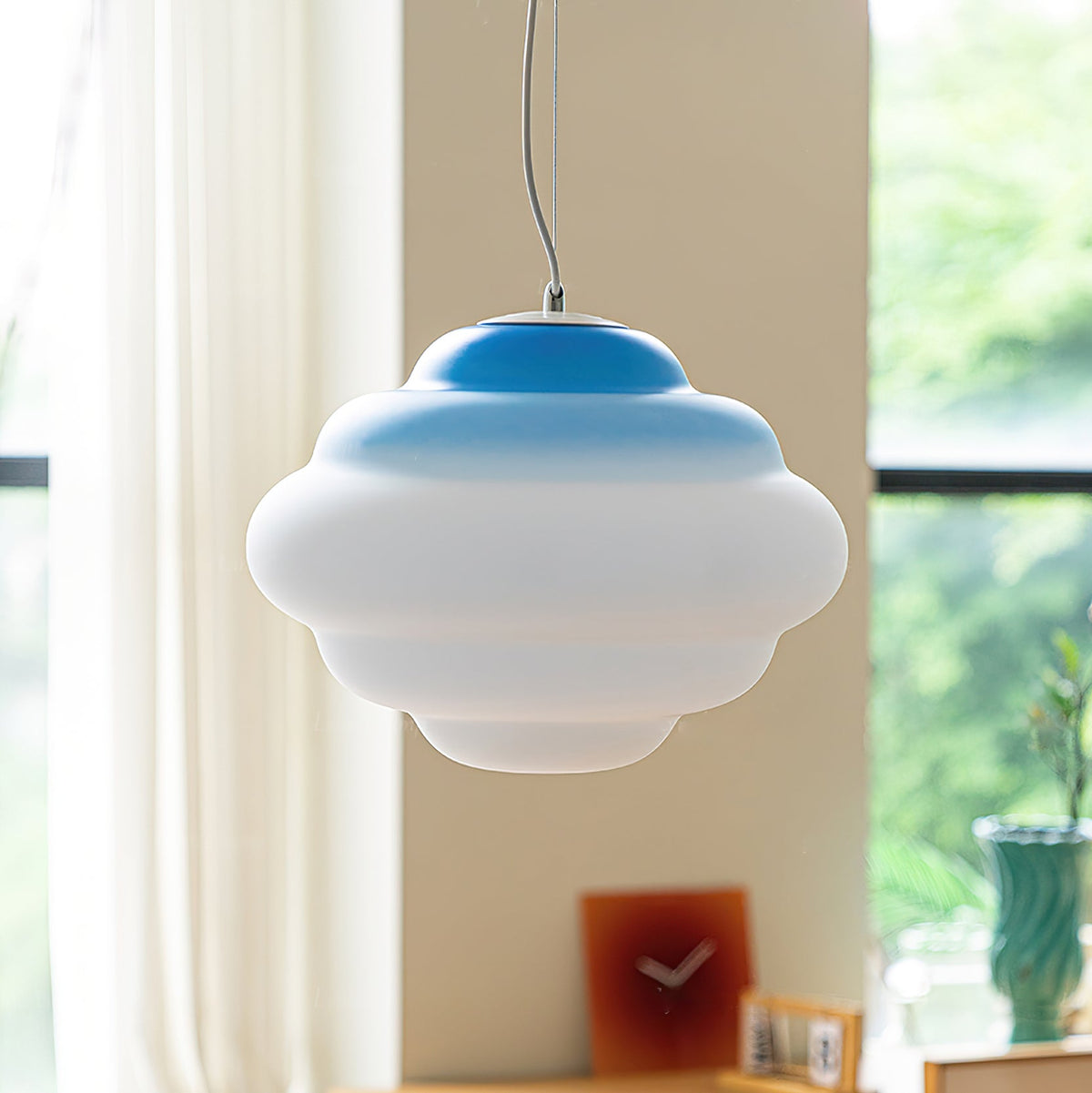Suspension Lorette en verre et métal – vue 23