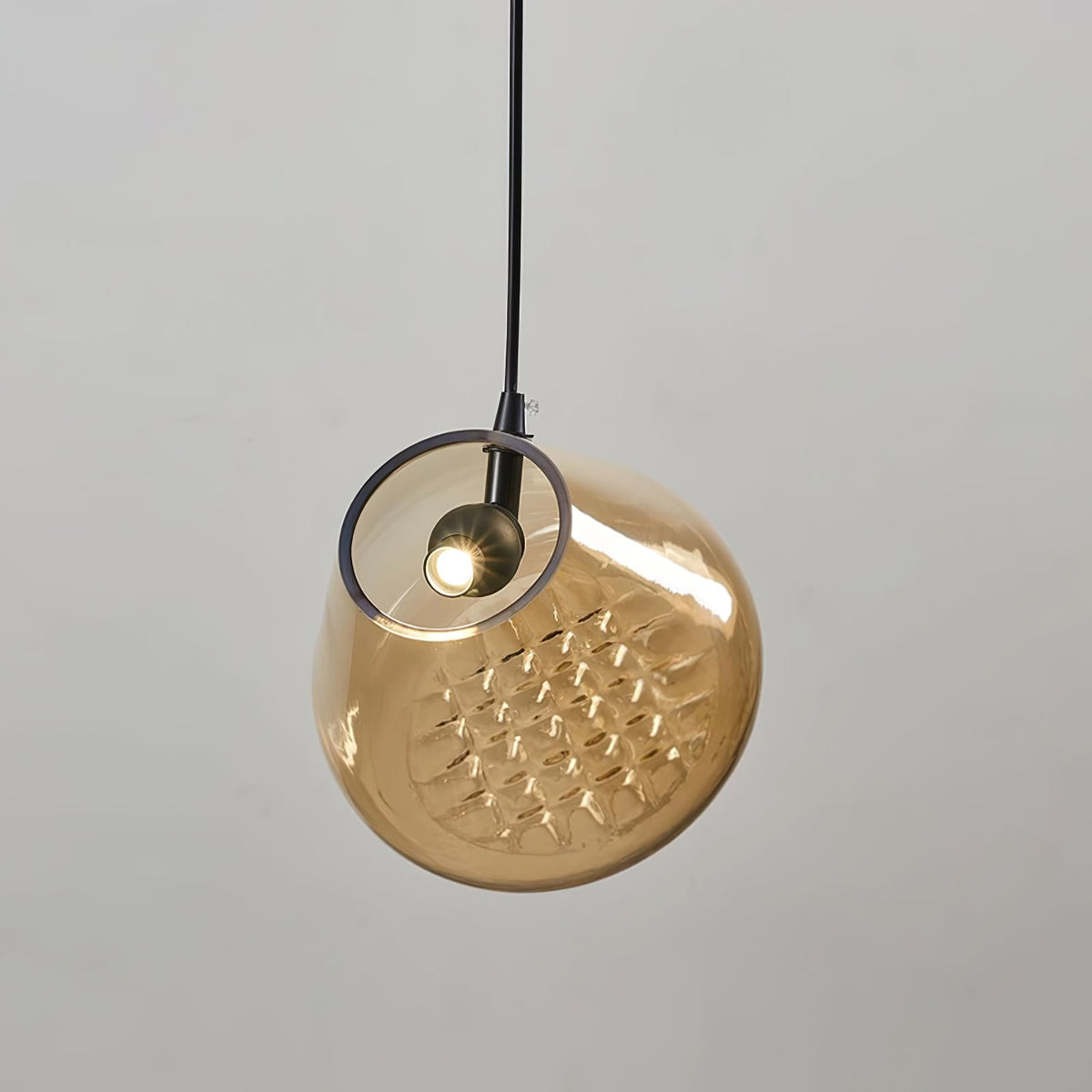 Suspension Florentine en verre et métal – vue 51