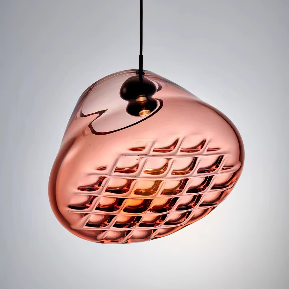 Suspension Florentine en verre et métal – vue 26