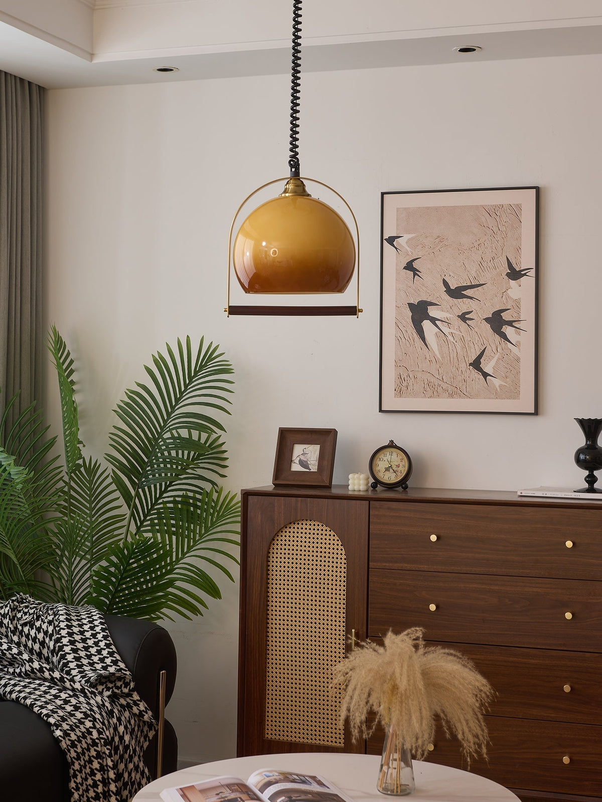 Suspension Margelle en bois et verre – vue 37