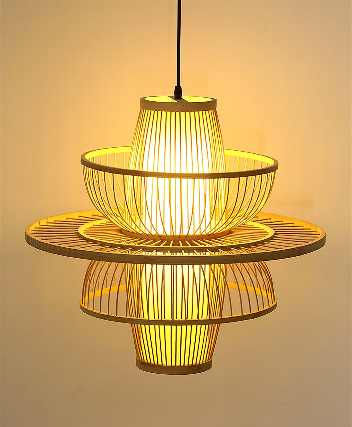 Suspension Tamaris en bambou – vue 9