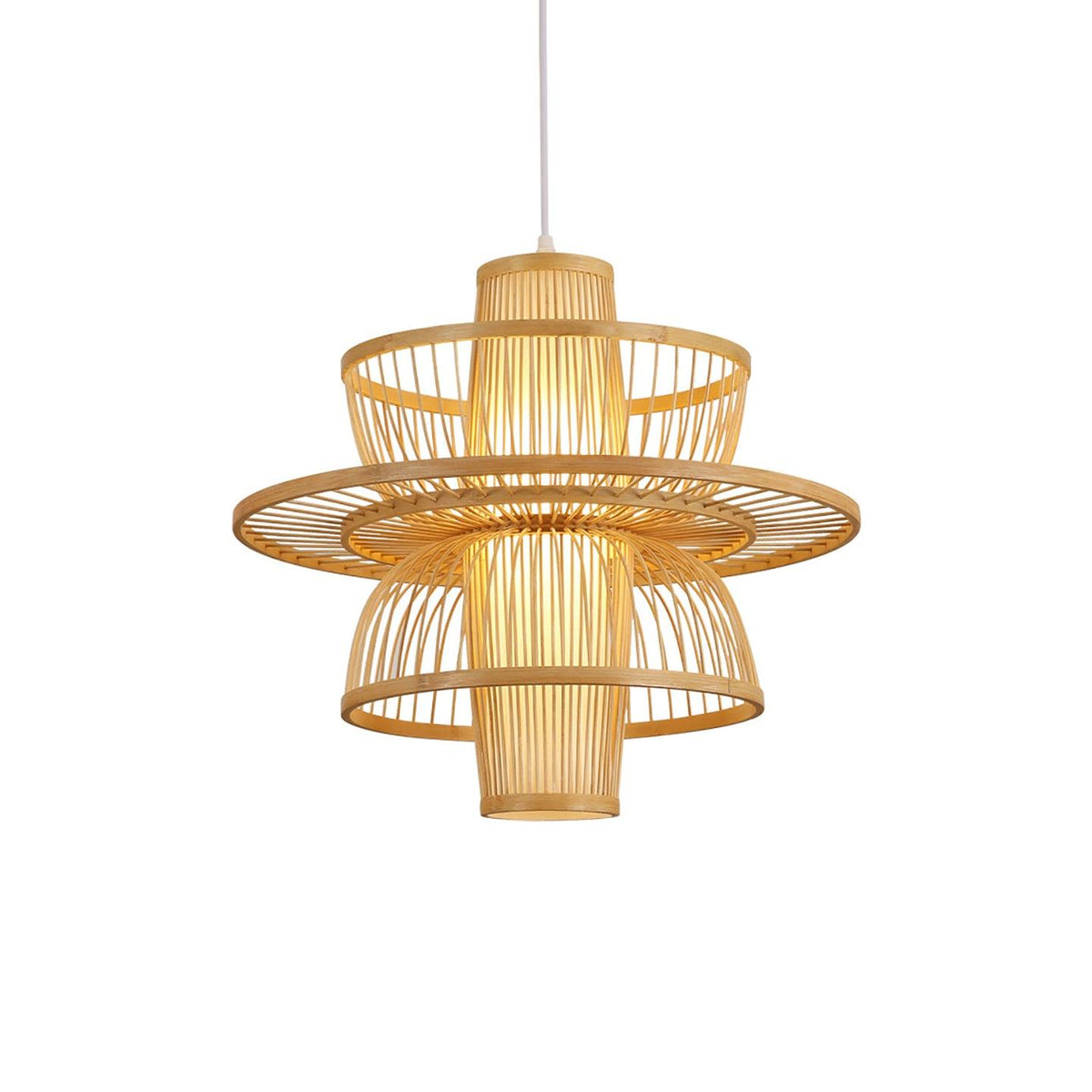 Suspension Tamaris en bambou – vue 11