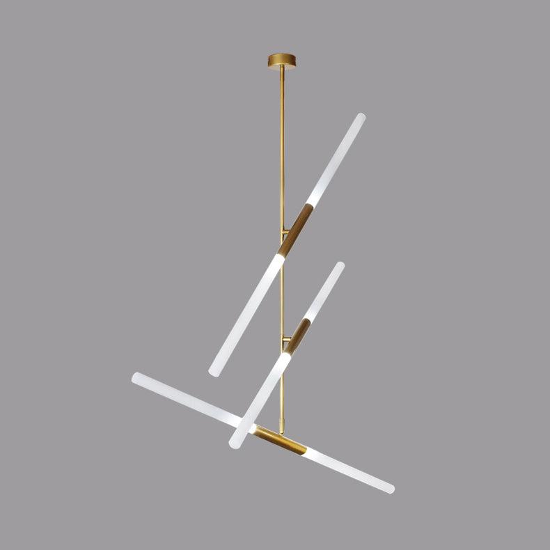 Suspension Renoncule en verre et aluminium – vue 26
