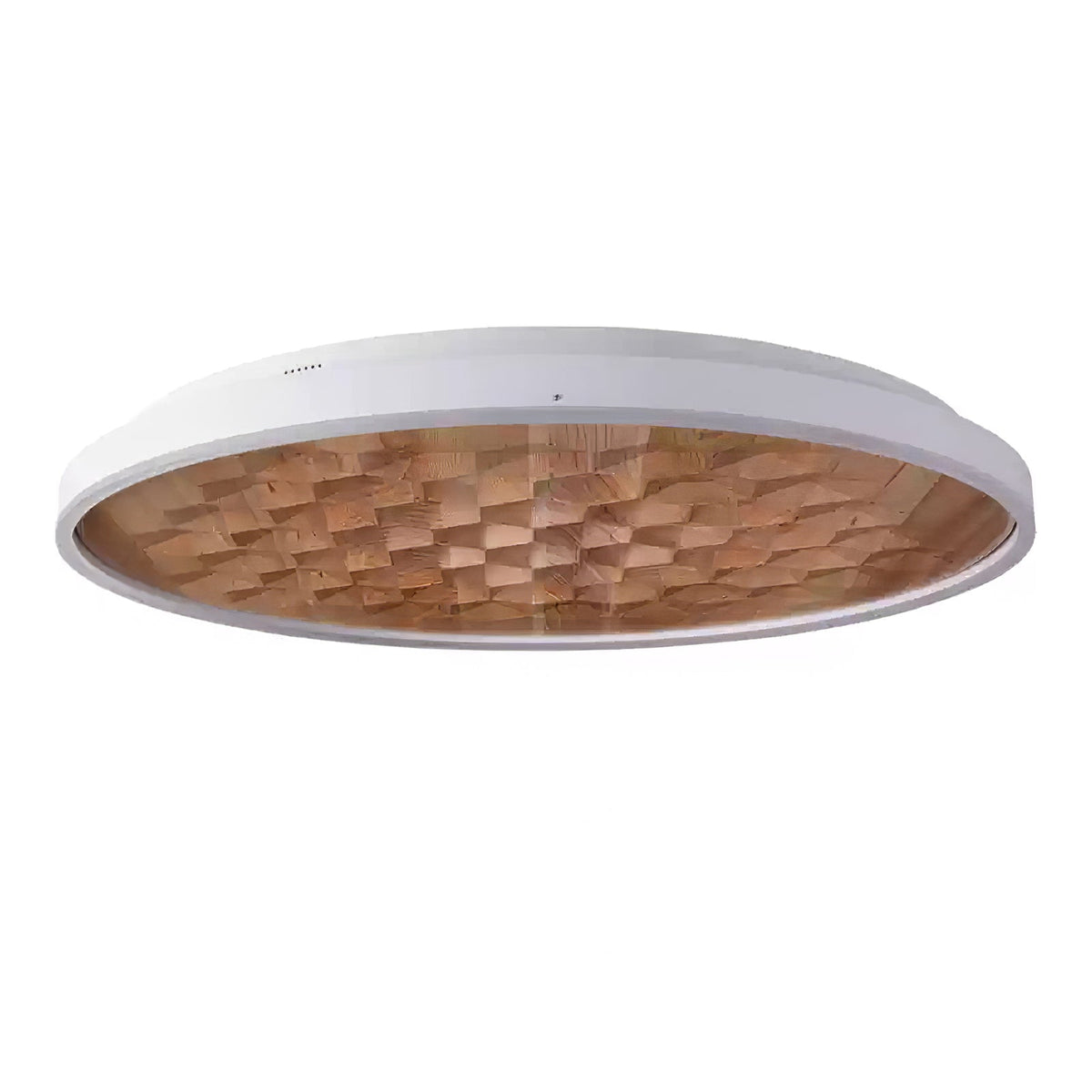 Plafonnier Bréhat en bois et métal – vue 10