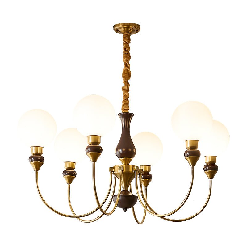 Lustre Firmament en verre et laiton – vue 30