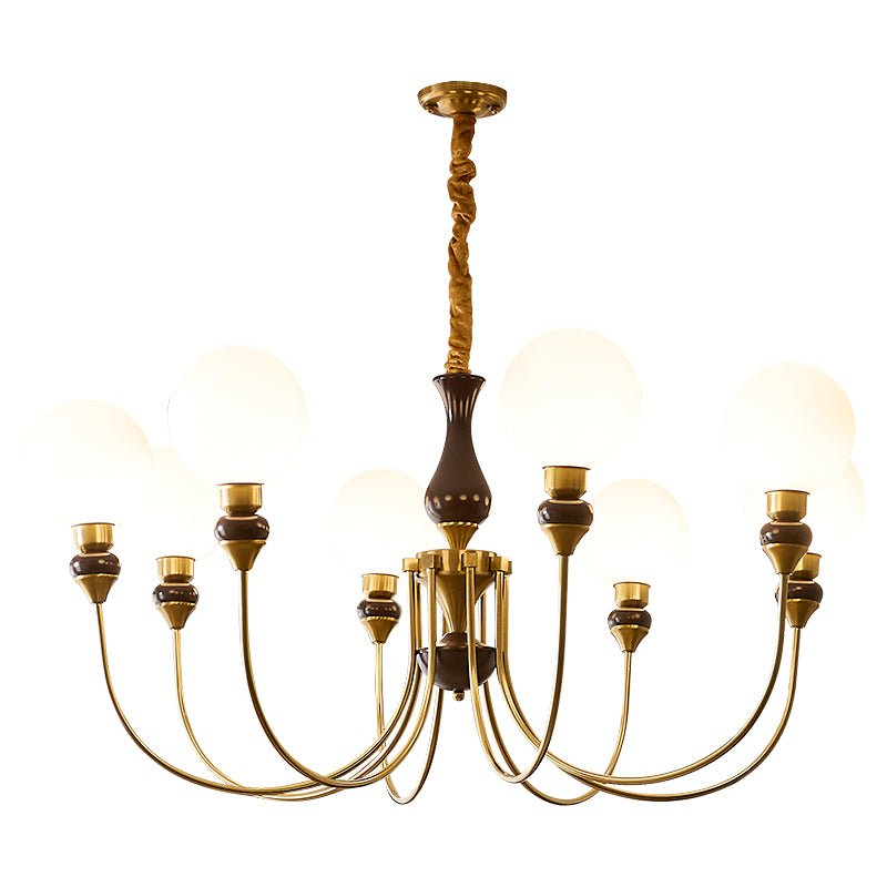 Lustre Firmament en verre et laiton – vue 28