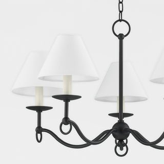 Lustre Aria en tissu et métal – vue 13
