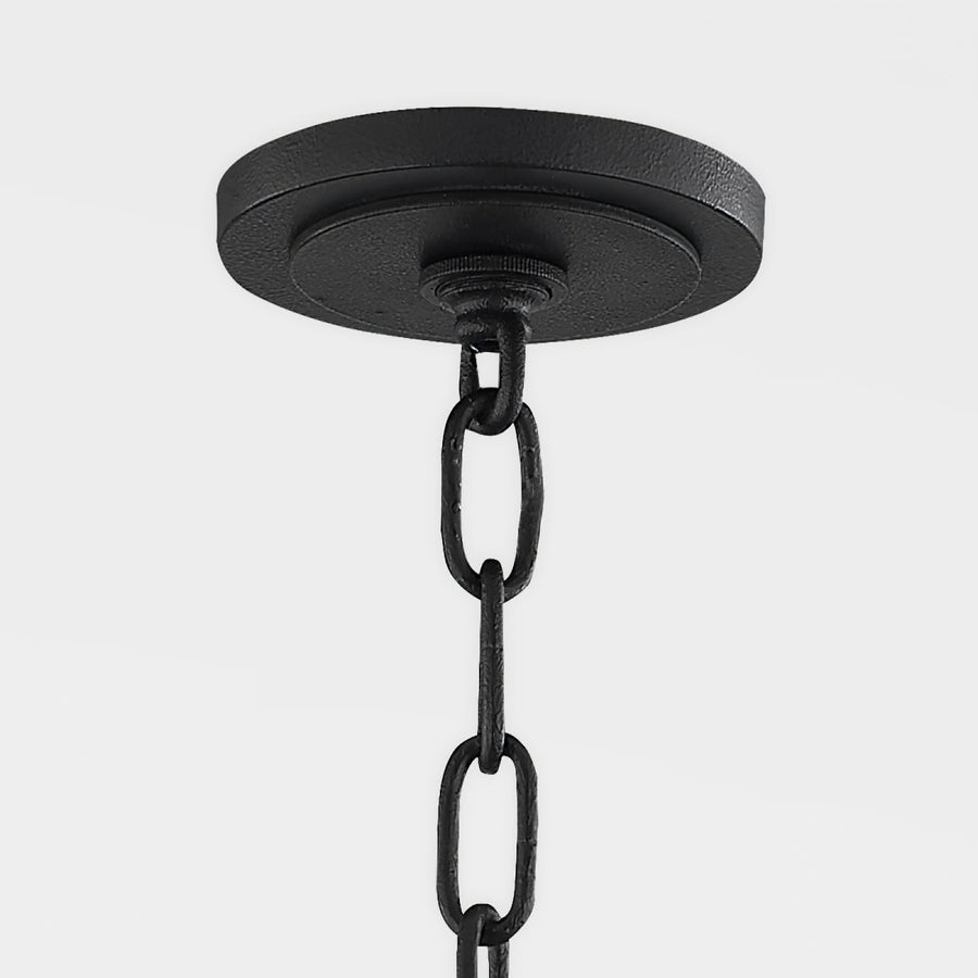 Lustre Aria en tissu et métal – vue 4