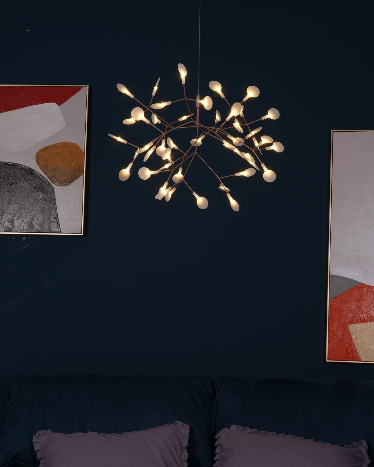 Lustre Papyrus en métal – vue 5