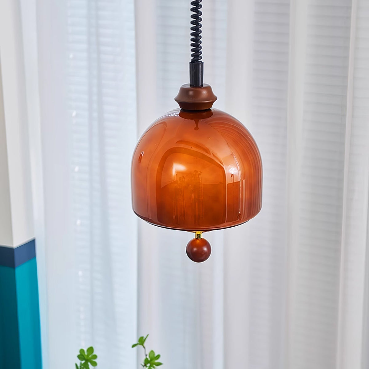 Suspension Topaze en bois et verre – vue 21
