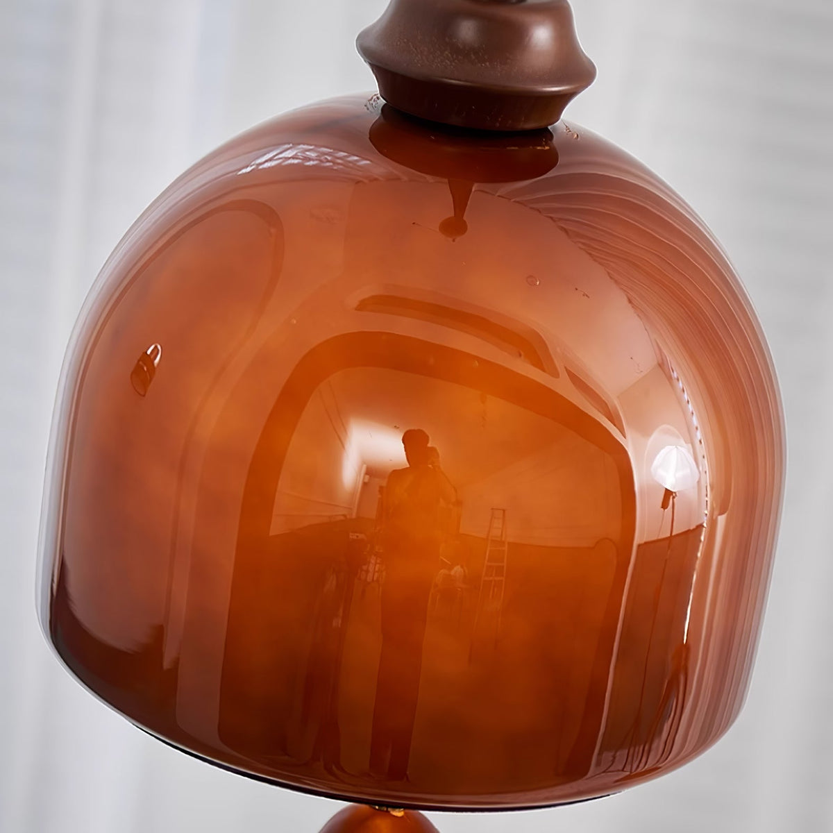 Suspension Topaze en bois et verre – vue 24
