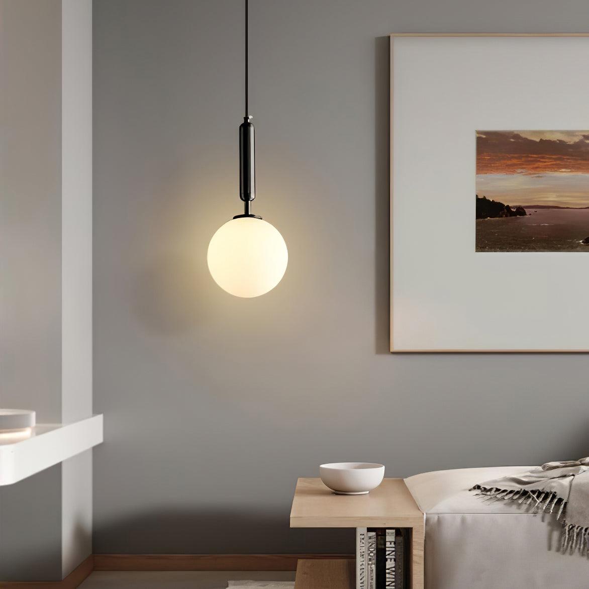 Suspension Grenat en laiton et verre – vue 31