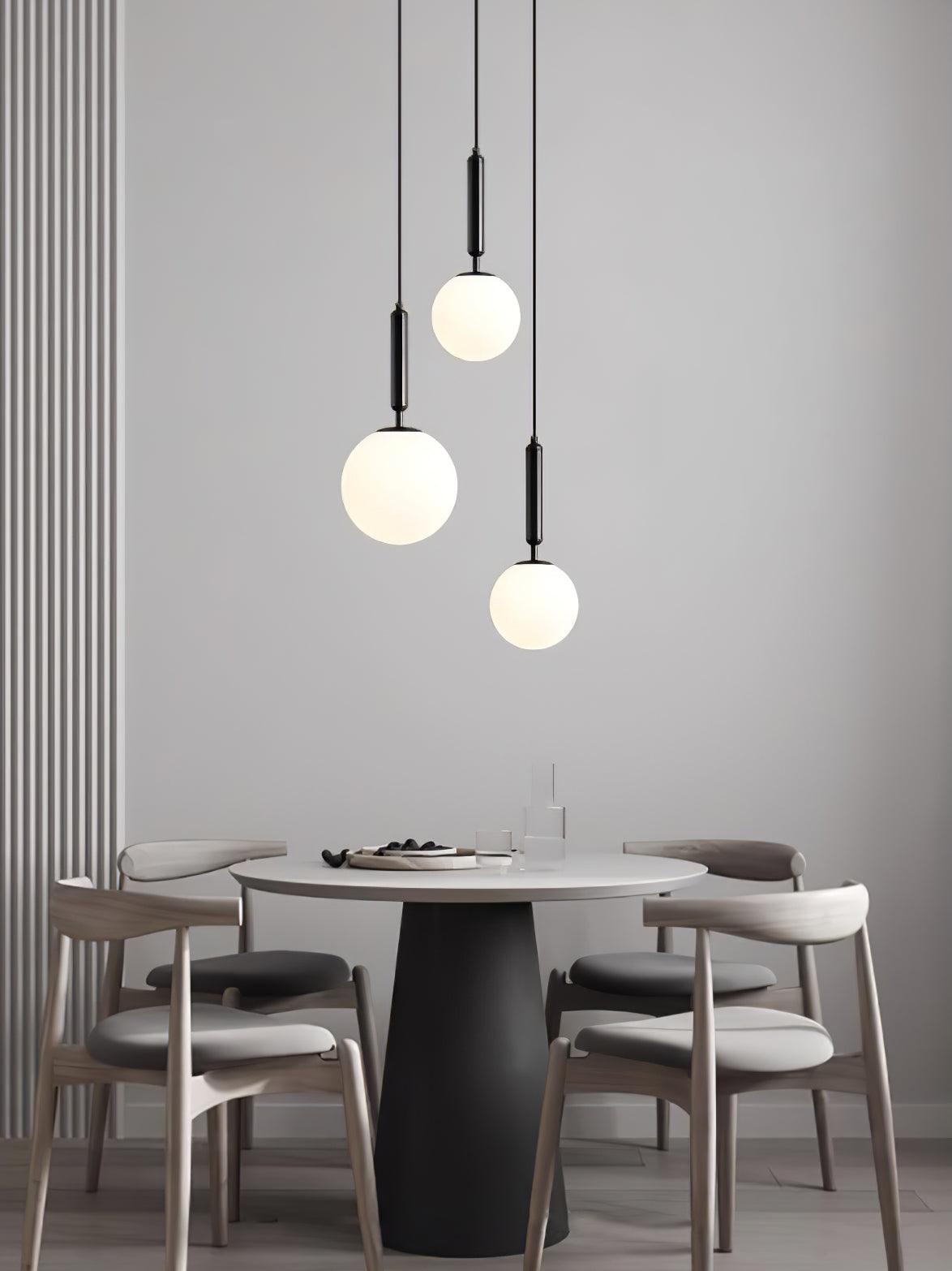 Suspension Grenat en laiton et verre – vue 39