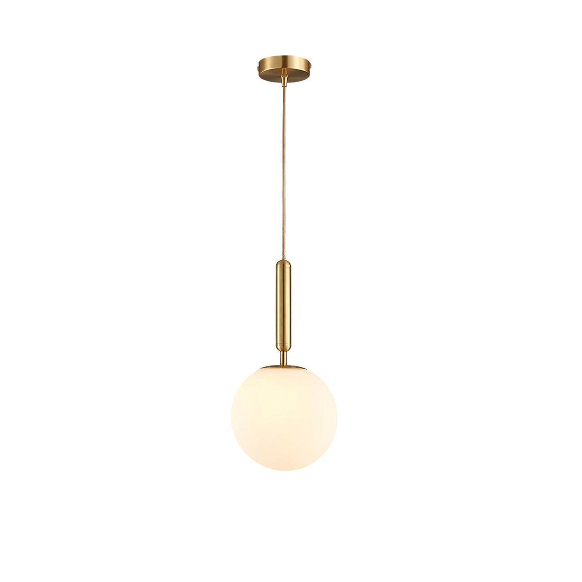 Suspension Grenat en laiton et verre – vue 5