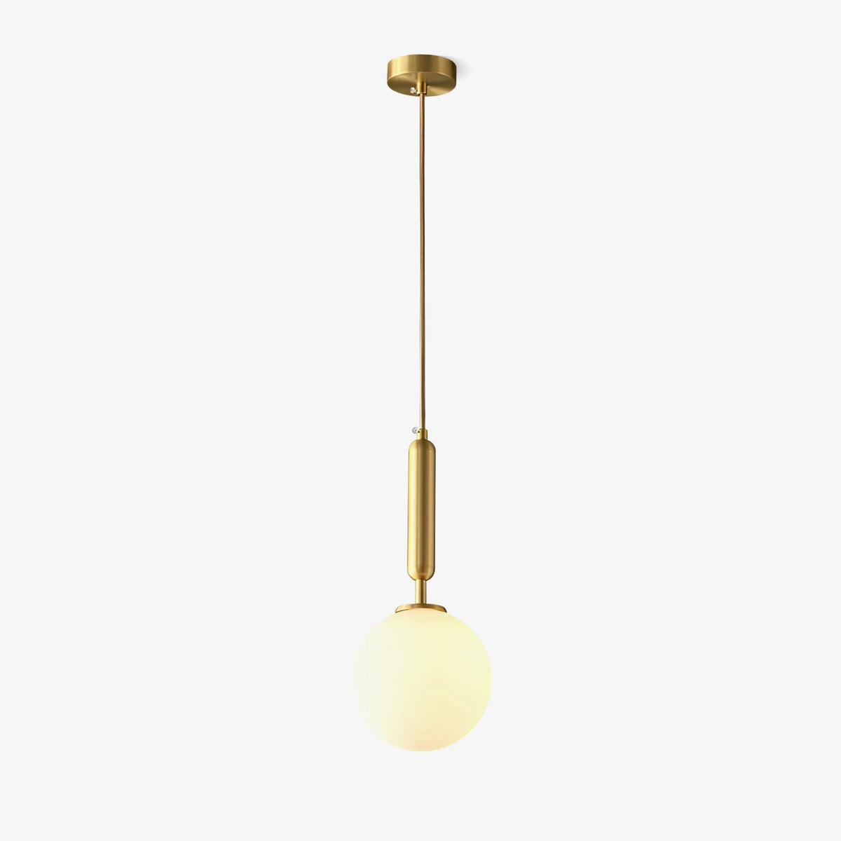 Suspension Grenat en laiton et verre – vue 19