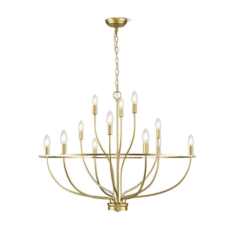 Lustre Diane en laiton – vue 21