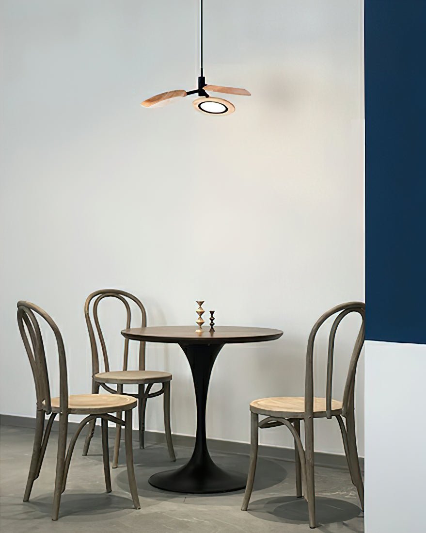 Lustre Sorbier en bois et métal – vue 24