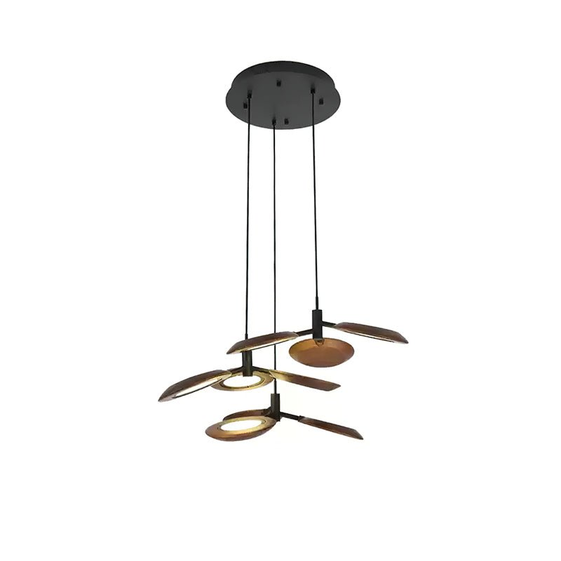 Lustre Sorbier en bois et métal – vue 23
