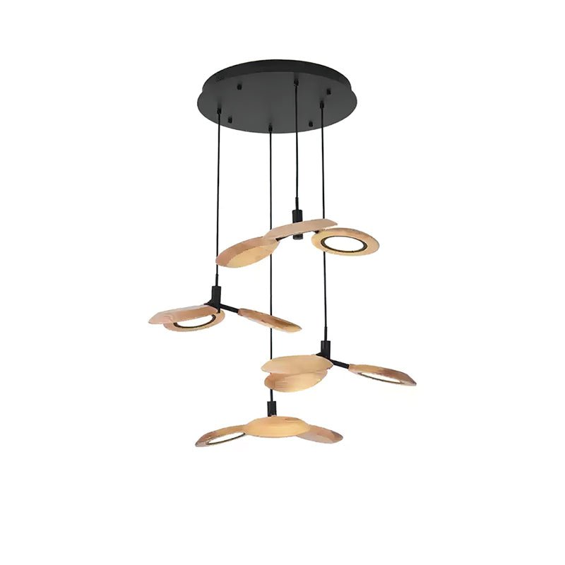 Lustre Sorbier en bois et métal – vue 17