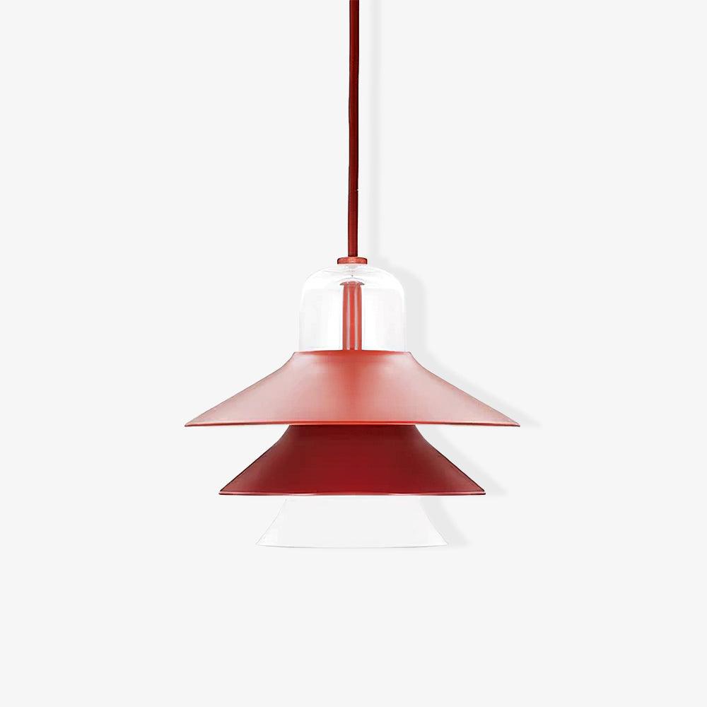 Suspension Éléonore en aluminium et verre – vue 15