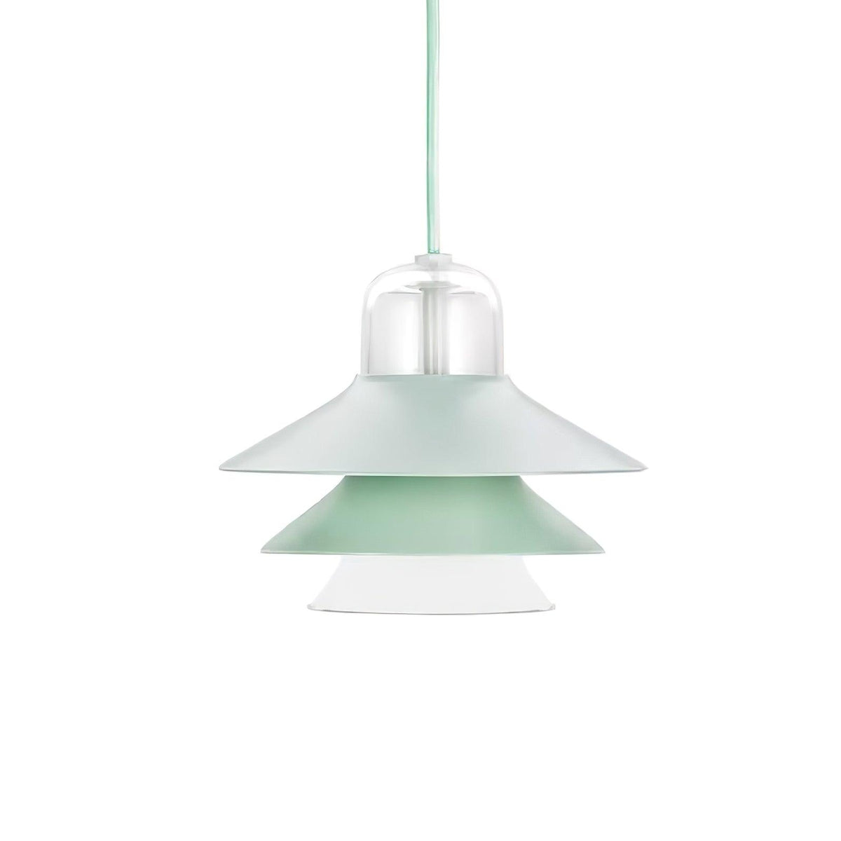 Suspension Éléonore en aluminium et verre – vue 3