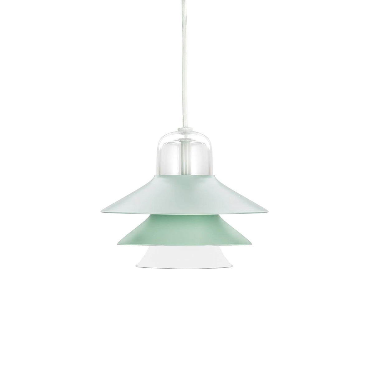 Suspension Éléonore en aluminium et verre – vue 12