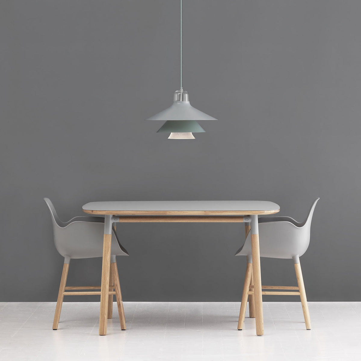 Suspension Éléonore en aluminium et verre – vue 34