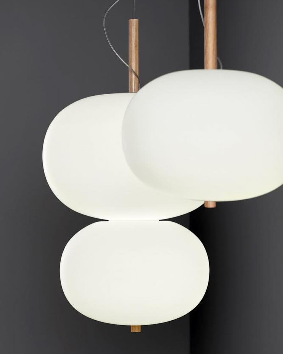 Suspension Ségur en verre et bois – vue 41
