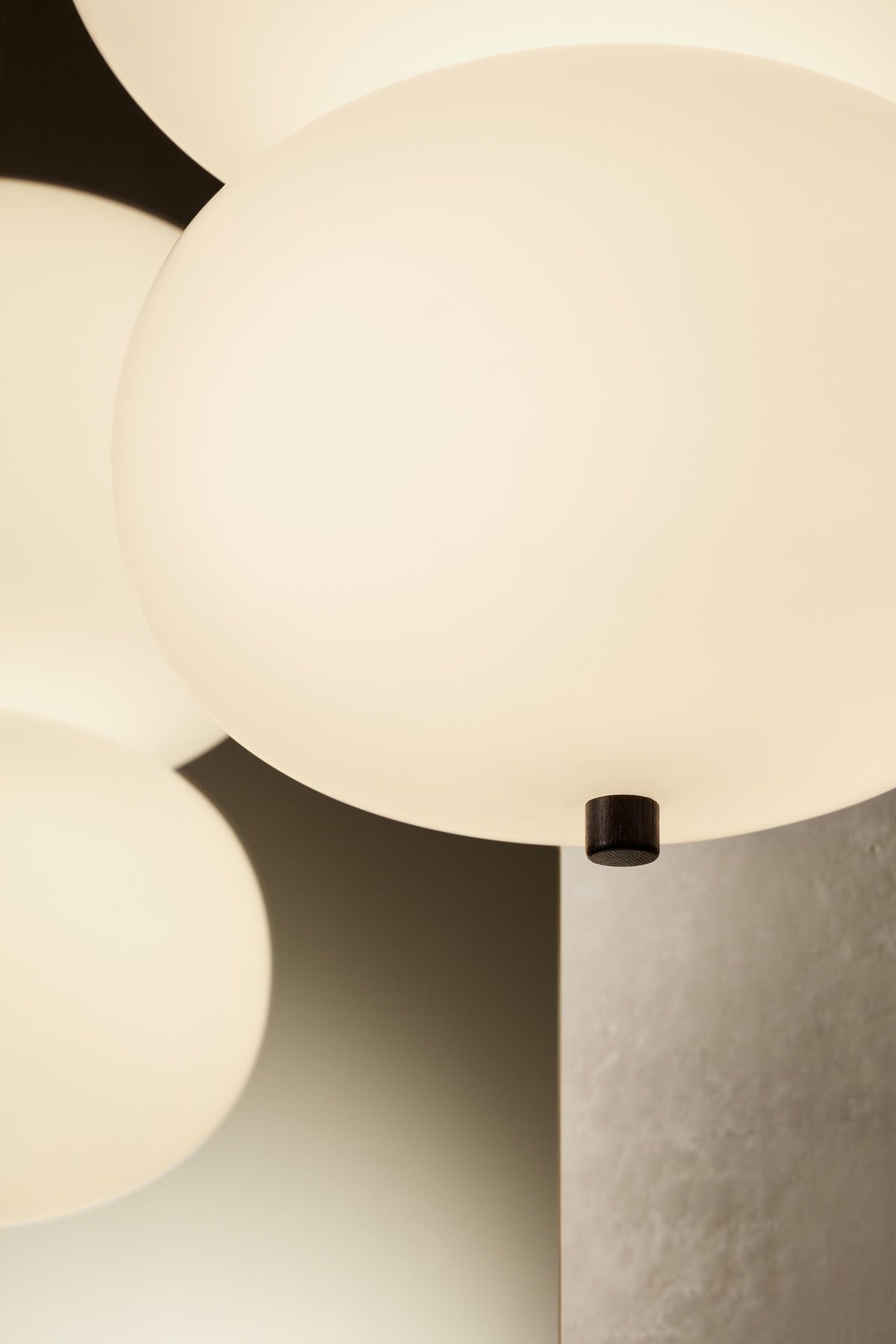 Suspension Ségur en verre et bois – vue 43