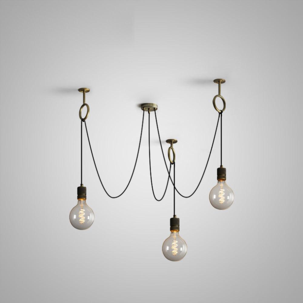 Lustre Amaryllis en métal – vue 28