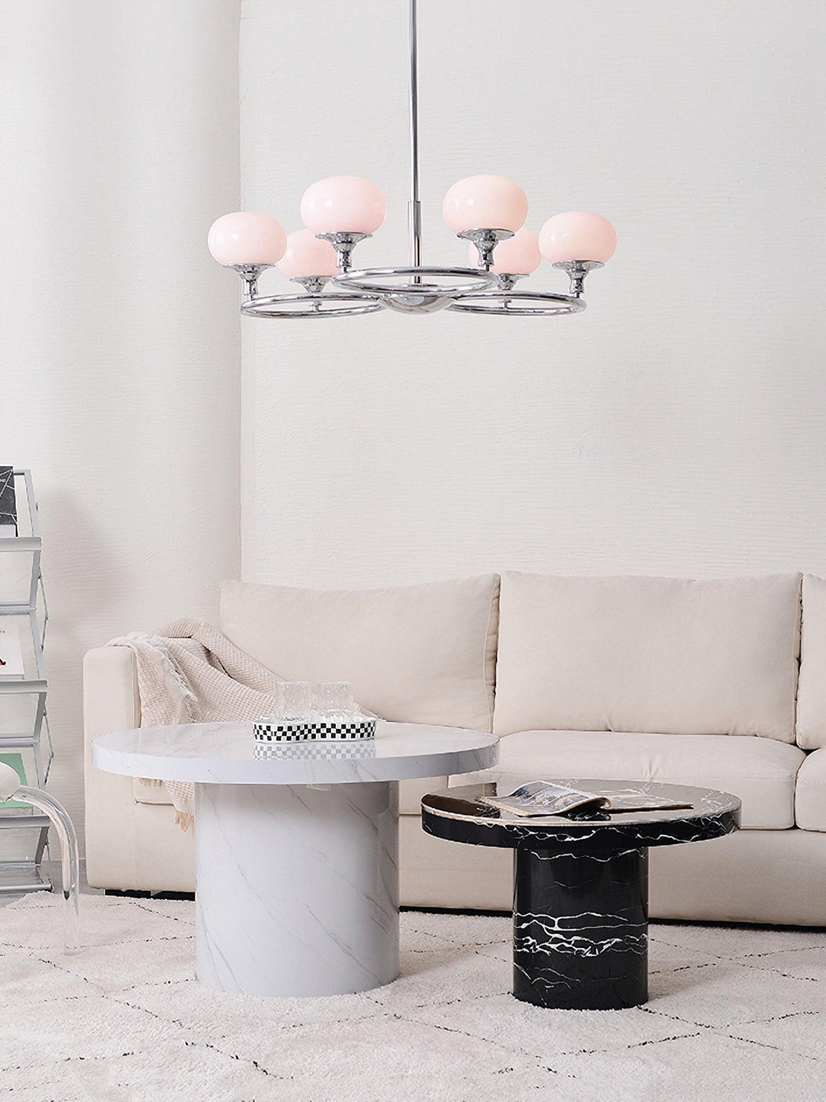 Lustre Rhapsodie en verre et métal – vue 14