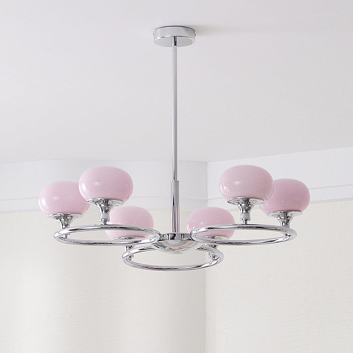 Lustre Rhapsodie en verre et métal – vue 7