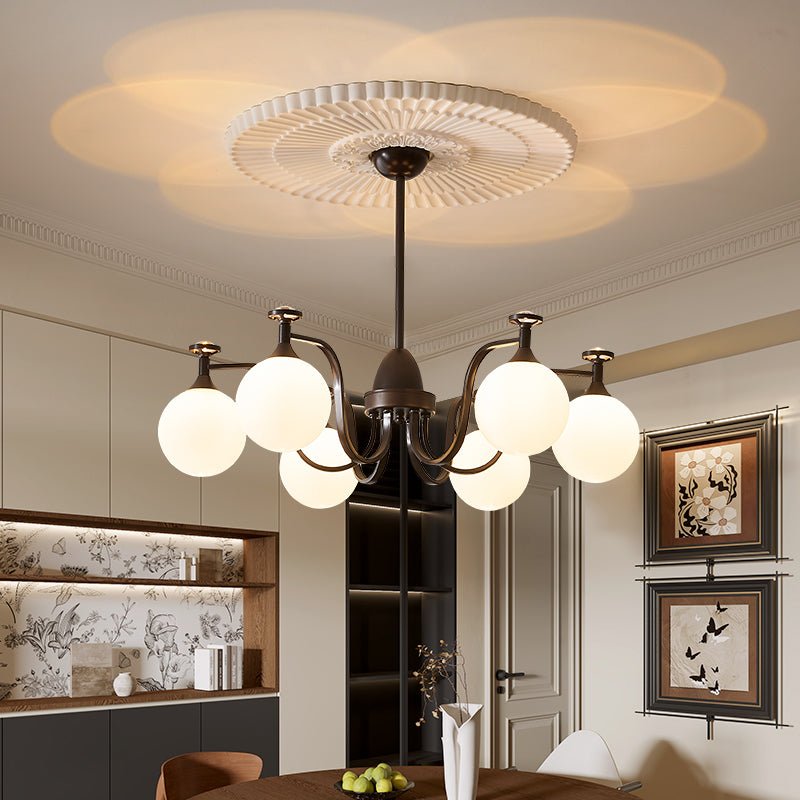 Lustre Guirlande en verre et métal – vue 27