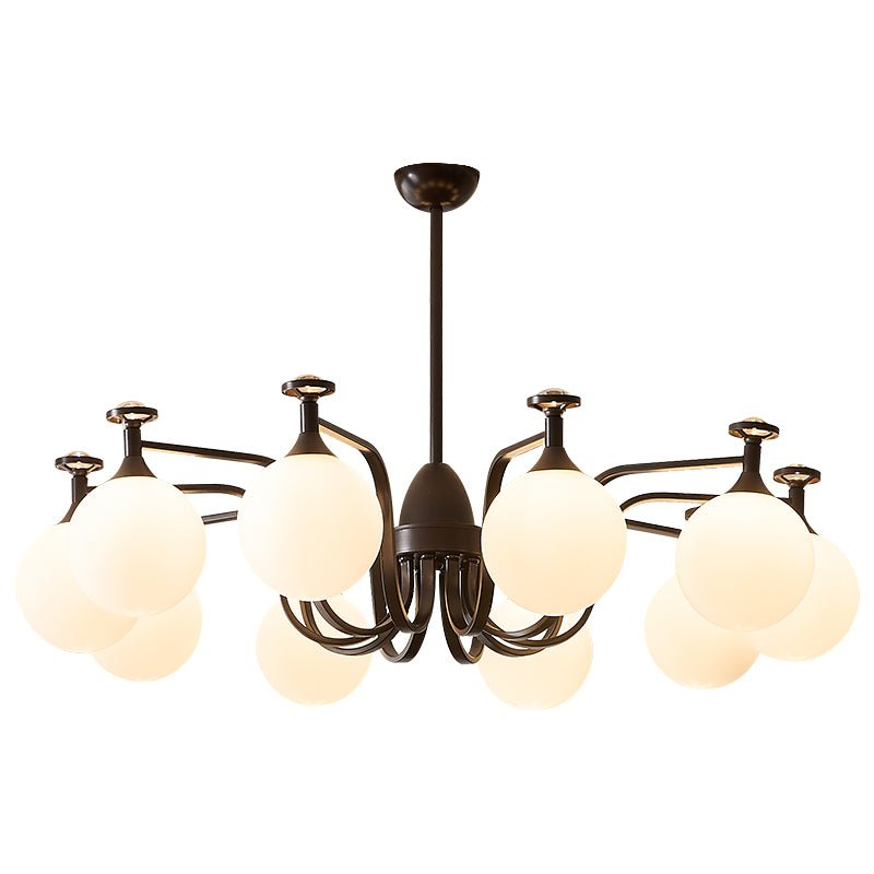 Lustre Guirlande en verre et métal – vue 23