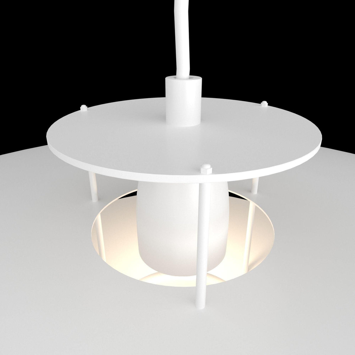 Suspension Cyclamen en aluminium – vue 67