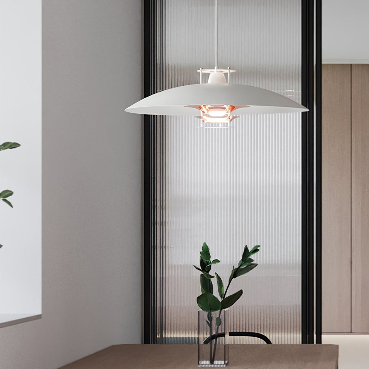 Suspension Cyclamen en aluminium – vue 51