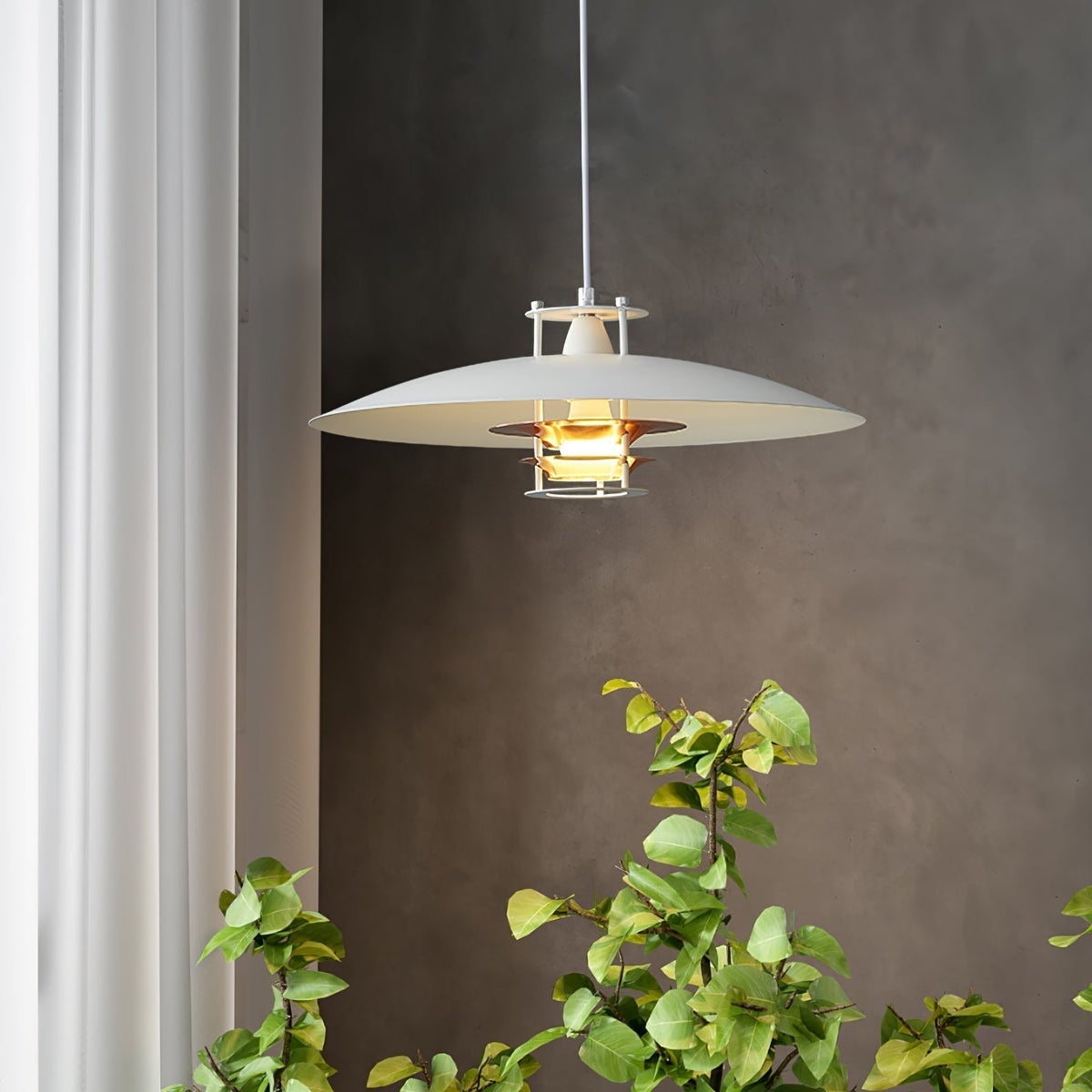 Suspension Cyclamen en aluminium – vue 40