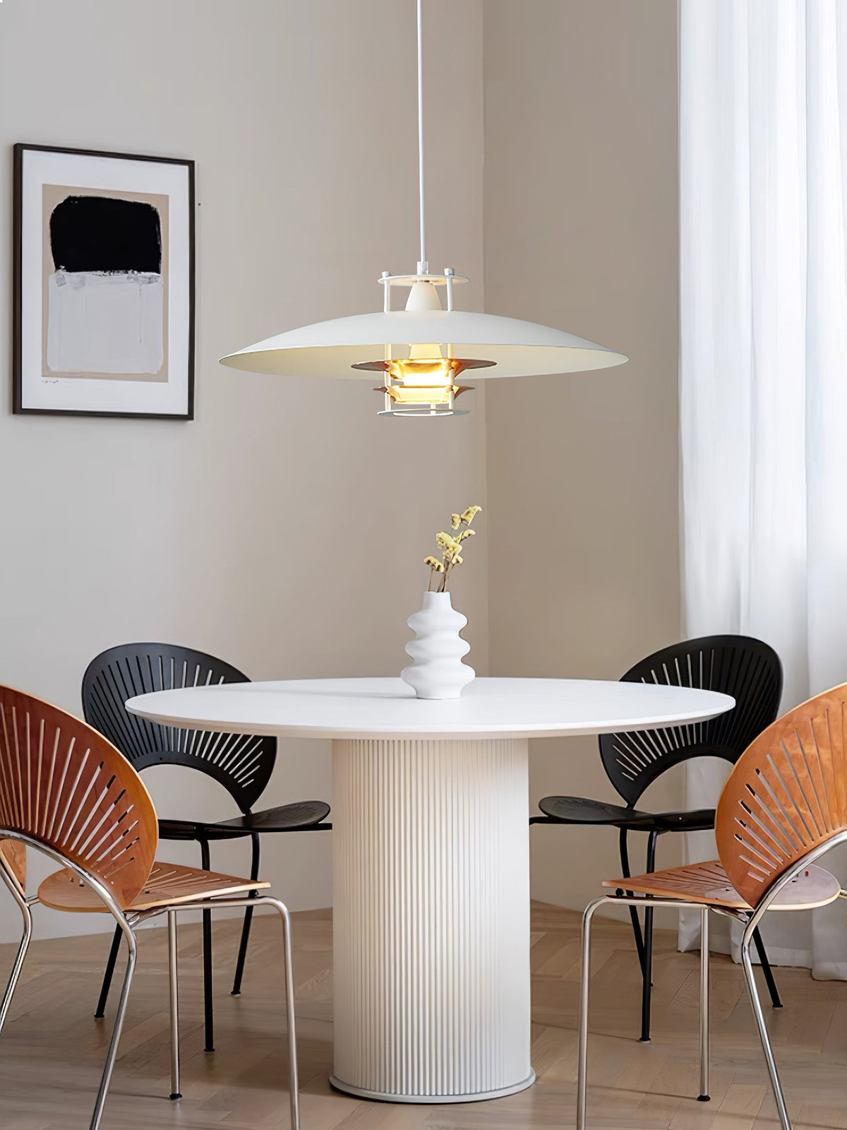 Suspension Cyclamen en aluminium – vue 61