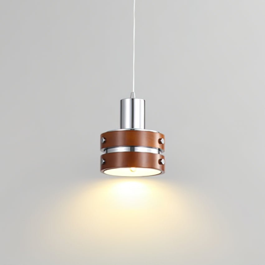 Suspension Volière en noyer et métal – vue 45