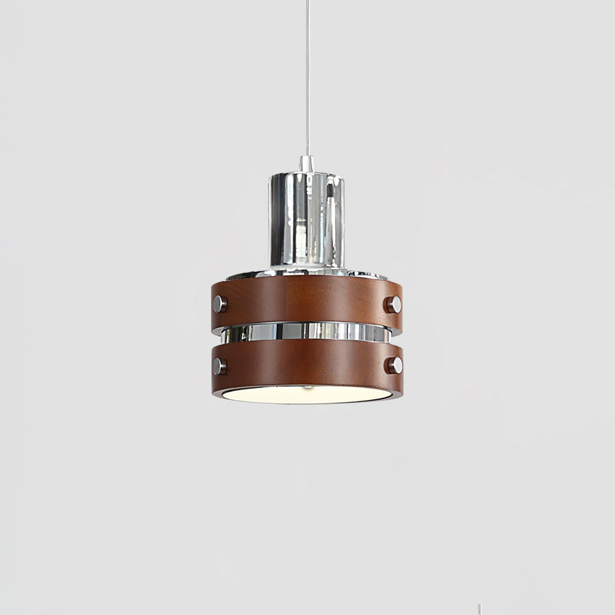 Suspension Volière en noyer et métal – vue 37
