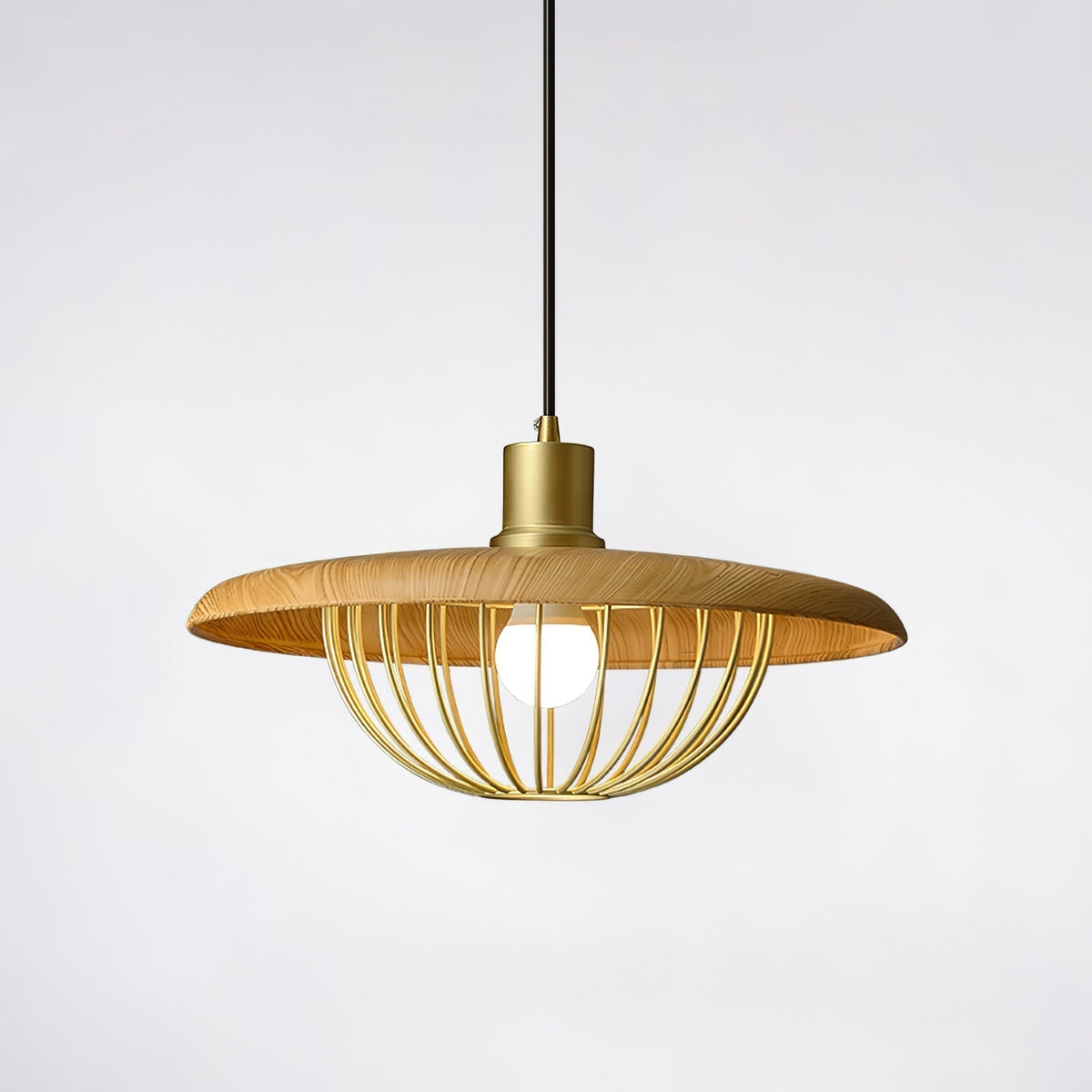 Suspension Allegro en bois et fer – vue 91