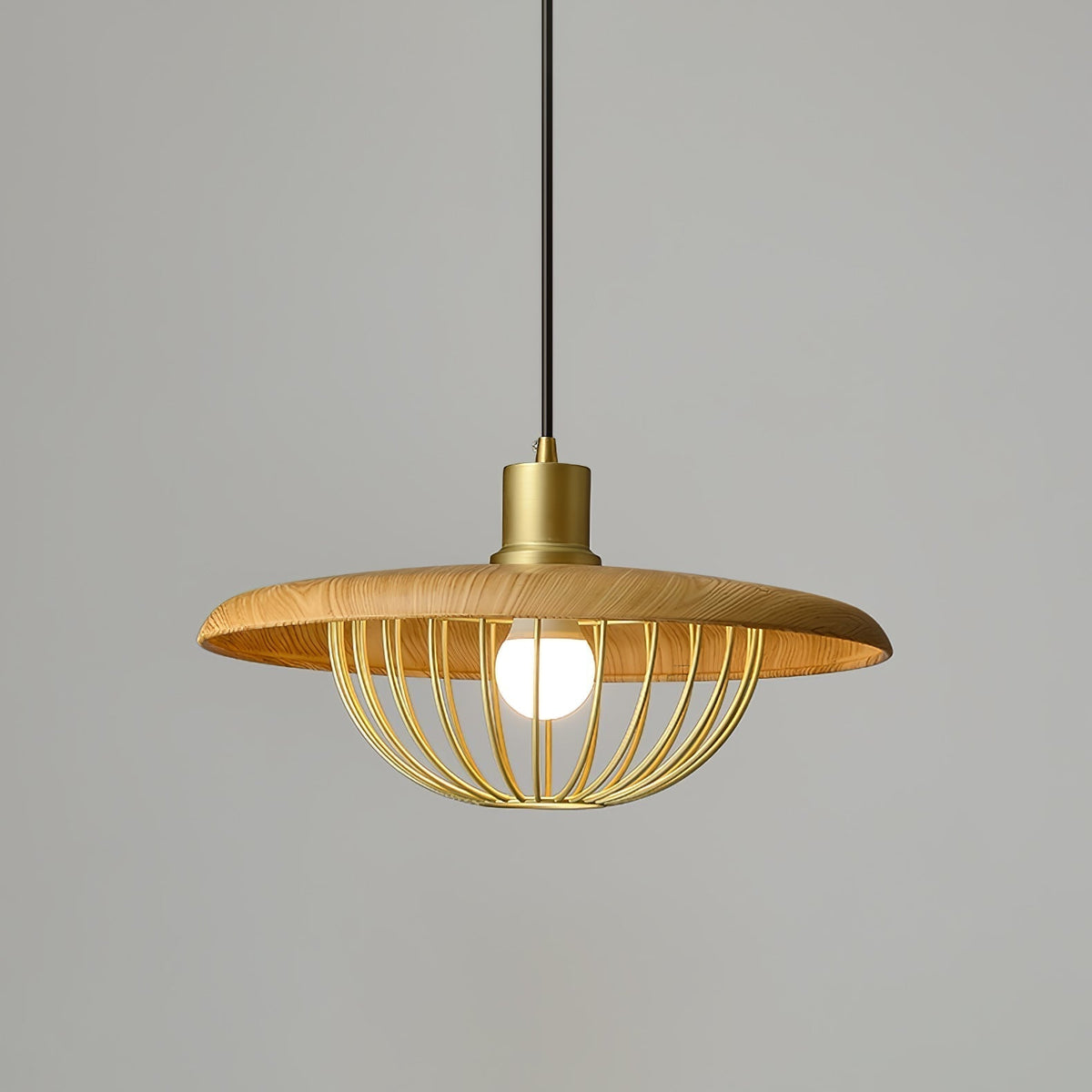 Suspension Allegro en bois et fer – vue 39