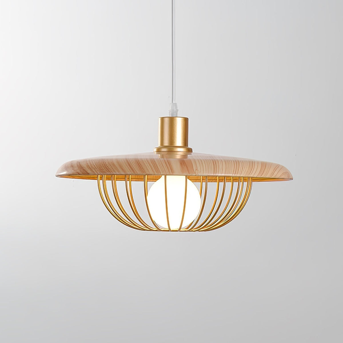 Suspension Allegro en bois et fer – vue 62