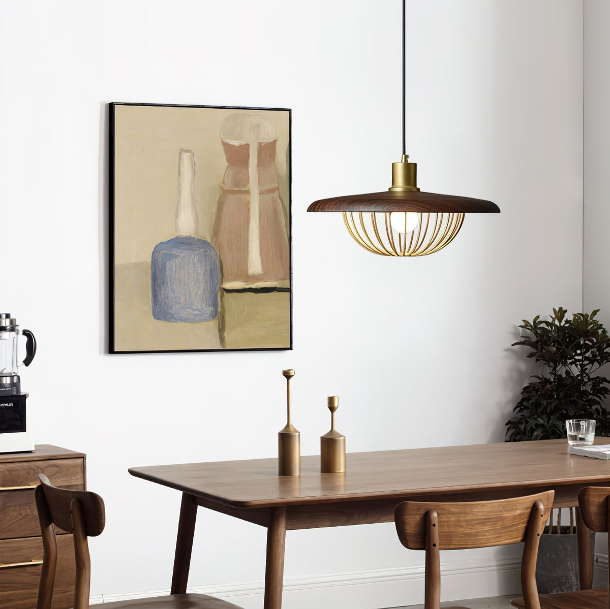 Suspension Allegro en bois et fer – vue 28