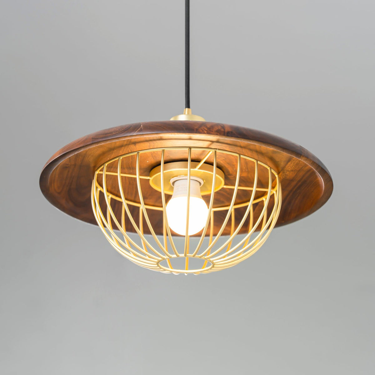 Suspension Allegro en bois et fer – vue 36
