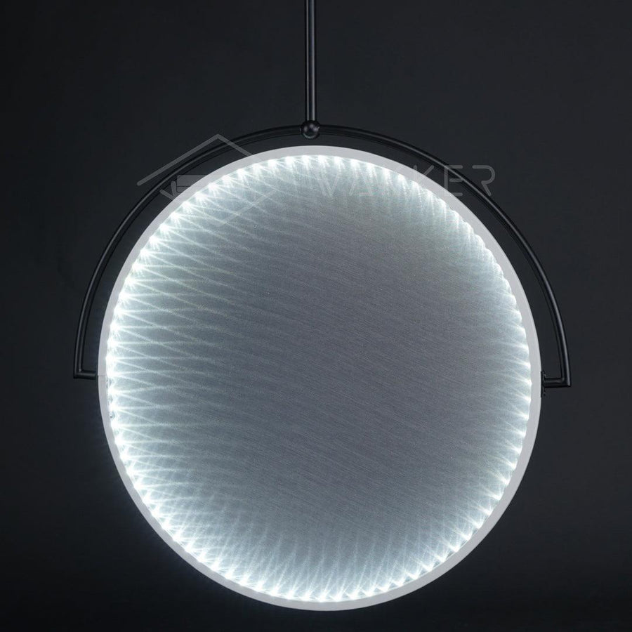 Suspension Hélios en tissu et métal – vue 5